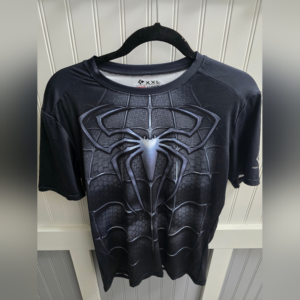 XXL spider man compression shirt
